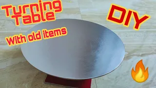 DIY Turning table with old things at home🔥🔥🔥🔥