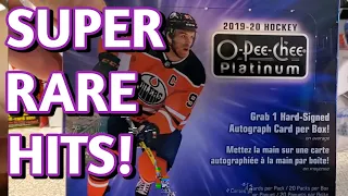 2 INCREDIBLY RARE HITS IN 1 BOX! Unboxing 19/20 O-Pee-Chee Platinum Hockey Cards Release