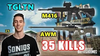 TGLTN & Alisa - 35 KILLS - M416+AWM - DUO - PUBG