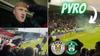 Away End LIMBS as HIBS Score LATE WINNER v St Mirren🤯!