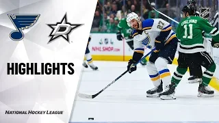 NHL Highlights | Blues @ Stars 11/29/19