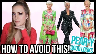 AVOID THESE STYLE MISTAKES | PEAR SHAPE FASHION TECHNIQUE: DAME HELEN MIRREN #howtostyle #fashion