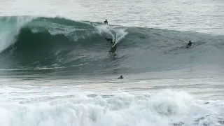 Surfing Santa Cruz - GOING LEFT (Steamer Lane 1/5/21)