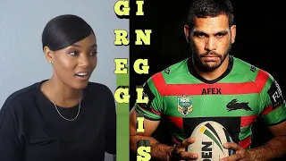 Clueless new American  rugby  Fan Reacts to Greg Inglis Highlights