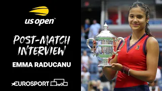 Post-Match Interview: Emma Raducanu | US Open 2021 | Eurosport