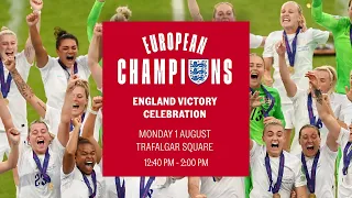 England Champions Party | Trafalgar Square | Lionesses
