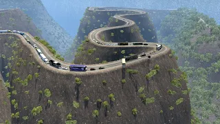 World’s Most Dangerous Roads | Deadliest Roads | Infernal Roads |  | Scania Busscar Panoramico 6x2