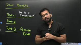 Depression को SHOW OFF बोलने वालों! सुन लो! Aashish Arora