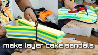 make layer cake sandals