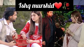 Bilal abbas khan and Durefishan pictures from ishq murshid 🌺🥀Ost