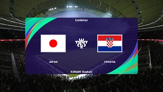 Japan vs Croatia (05/12/2022) FIFA World Cup Qatar 2022 PES 2021