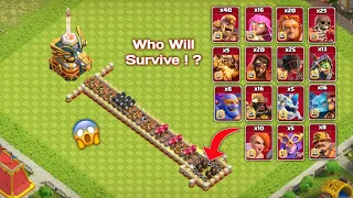 A Trap Line for Victory: Eagle Artillery vs Super Troops [200 Housing Space] || #clashofclans #viral