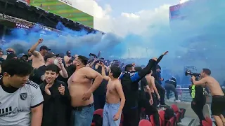 #sanjose #ultras at Levi's #stadium #pyro #earthquakes #LAFC #mls