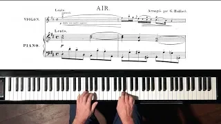 Bach “Air on the G String” VIOLIN & PIANO “PLAY-ALONG” P. Barton FEURICH piano