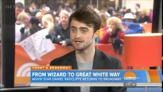 Daniel Radcliffe - Talks The Cripple Of Inishmaan - Today Show 4-4-14