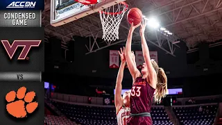 Virginia Tech vs. Clemson Condensed Game | 2020-21 ACC Women's Basketball