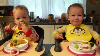 Twins try red pears