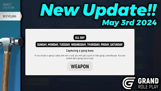 Gang Raids, Data Breech Event and More!!! | New Update in Grand RP!!