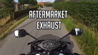 Yamaha YZF R-125 Blackwidow Exhaust First Ride