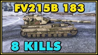 World of Tanks | FV215b (183) - 8 Kills - 8K Damage