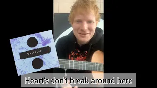 Ed Sheeran - Hearts don't break around here - Instagram Live (September 15th 2021)