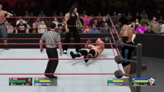 WWE RAW 2009 John Cena & Jeff Hardy vs Umaga & Jbl