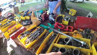 We bought every tool he had at the Yard Sale for a huge profit