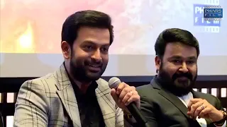 Lucifer Press Meet at Dubai Burj Khalifa | Mohanlal | Prithviraj | Manju | Tovino | Murali Gopy