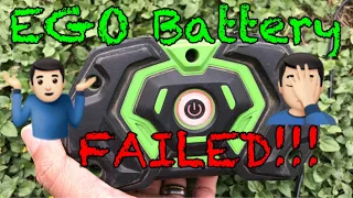 EGO 56v BATTERY FAILED!!!