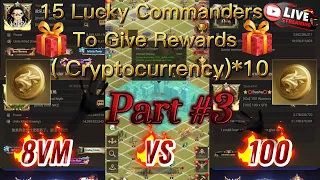 Part #3 ''15 Lucky Commanders To Give Rewards''🎁🎉🏆 - Last Shelter Survival