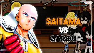 React to Caped Baldy vs Cosmic Garou | S-Class heroes | OPM TikTok GC