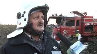 Pożar lasu w Borzęcie - spłonął również wóz strażacki OSP Trzemeśnia