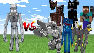 scp 096 Vs siren head,cartoon cat,ferrous wroughtnaut,glorious wroughtnaut,herobrine,huggy wuggy