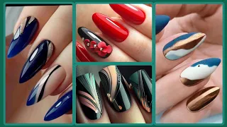 Gorgeous and Modern nail art designs/Beautiful nail polish different nail cutting