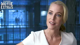 THE SPY WHO DUMPED ME | On-set visit with Gillian Anderson "Wendy"