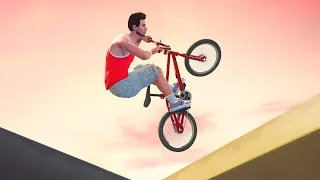 НЕВЕРОЯТНЫЕ ТРЮКИ НА BMX В ГТА 5