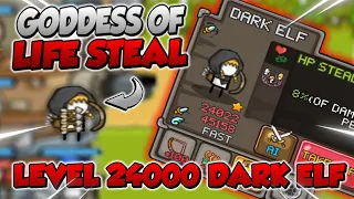 GROW CASTLE: Goddess of LIFE STEAL 😱 Use this hero to avoid DEFEAT, A guide on how to use DARK ELF 🏹