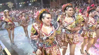 Caporales Reales Brillantes en el Carnaval Andino de Arica-Chile.