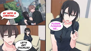 ［Manga dub］ My wife is cheating on me so I told her to get divorced and...［RomCom］