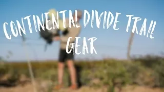 CDT Thru-Hike Gear List