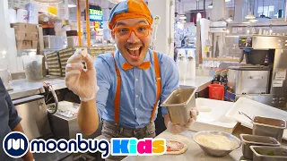 Bake Pizza with Blippi! | Blippi | Fun Educational Videos for Kids