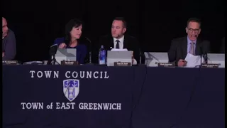 Heated East Greenwich Town Council meeting