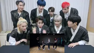 STRAY KIDS reaction to BLACKPINK - 'DDU-DU DDU-DU' DANCE PRACTICE VIDEO