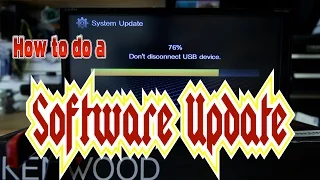 How to do a Software up date on your Kenwood multimedia radio
