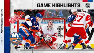 Red Wings @ Islanders 1/27 | NHL Highlights 2023