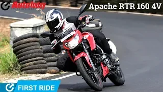 TVS Apache RTR 160 4V | First Ride | AutoToday