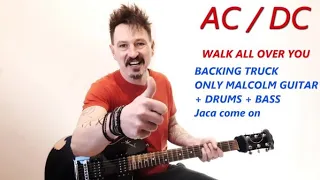 AC/DC -  Walk All Over You - Backing Track Malcolm Guitar + Drums + Bass