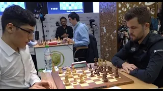 World Blitz Championship: Alireza Firouzja vs Magnus Carlsen: 2019
