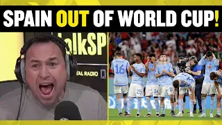 HAAAS ANYONE SEEN SPAIN?! 🤣 Jason Cundy GOES IN as Morocco knock Spain OUT of the World Cup! 🔥😲