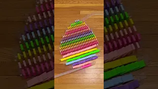 satisfying dominoes falling asmr 😍